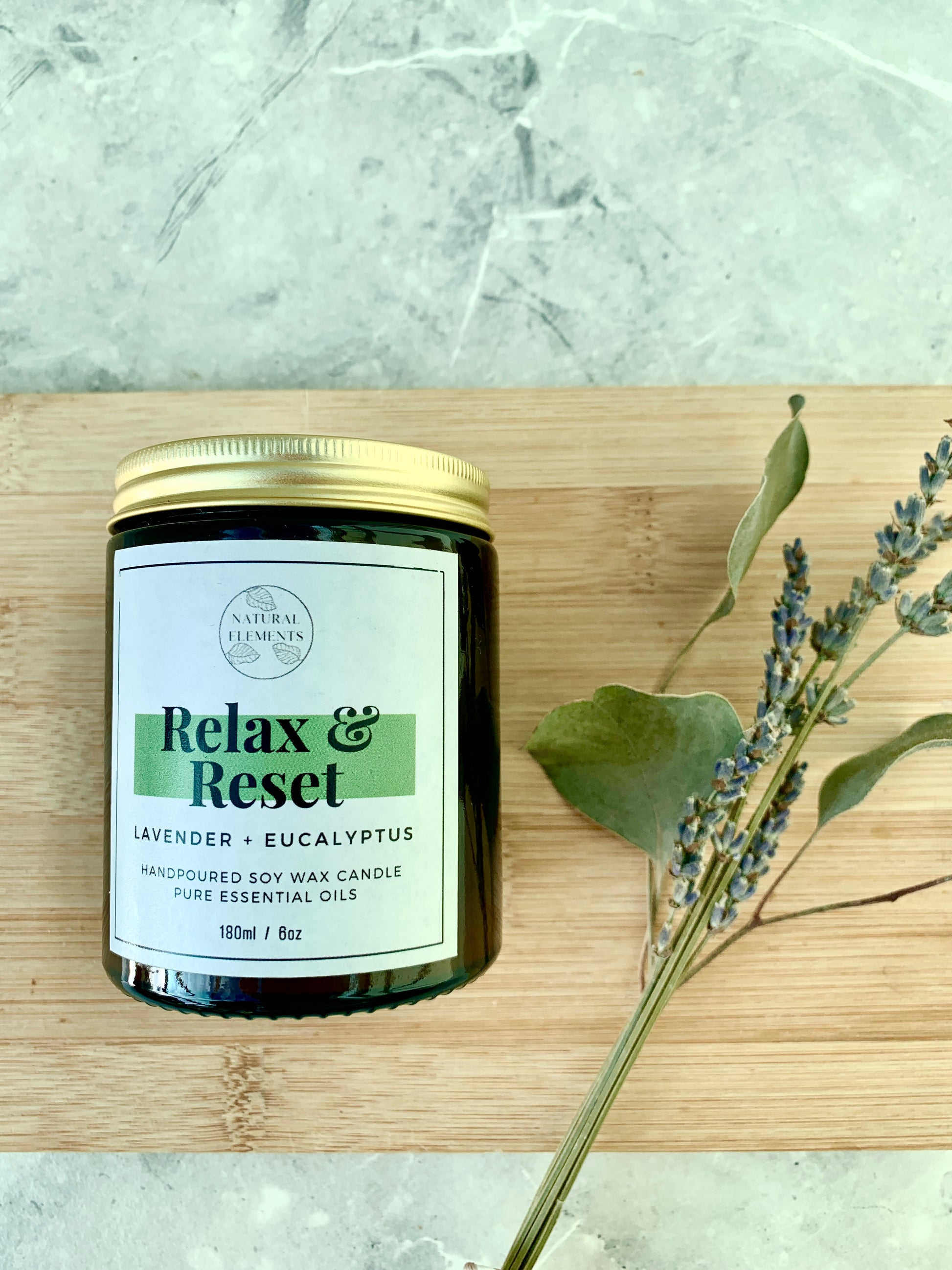 Relax and Reset Essential Oil Candle