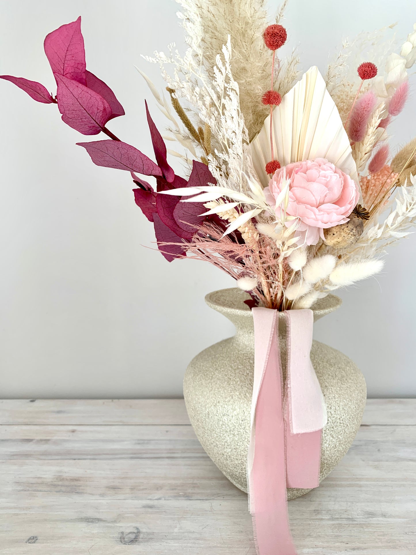 Pink and White Modern Flower Bouquet